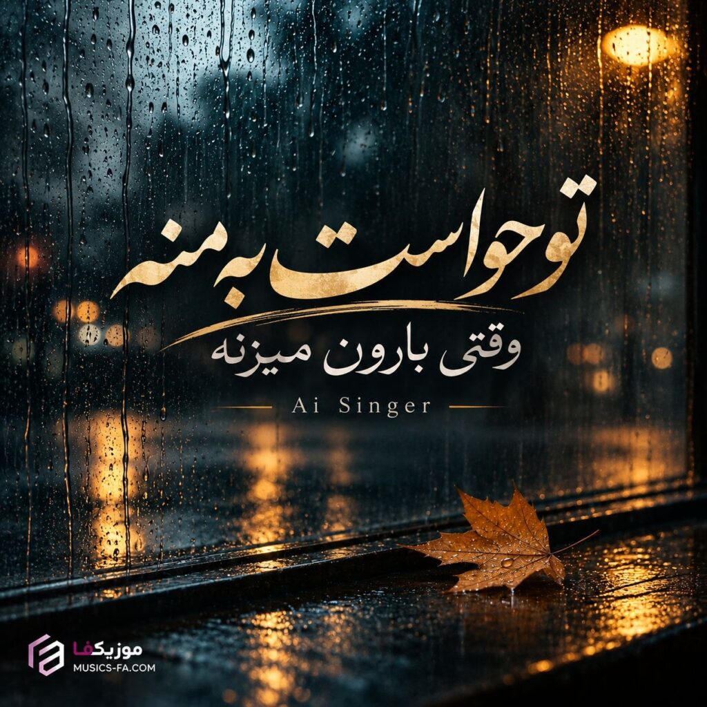 دانلود آهنگ تو حواست به منه وقتی بارون میزنه هوش مصنوعی
