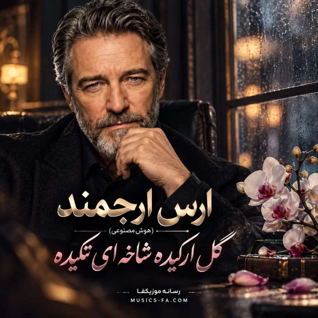 دانلود آهنگ گل ارکیده شاخه‌ای تکیده ارس ارجمند
